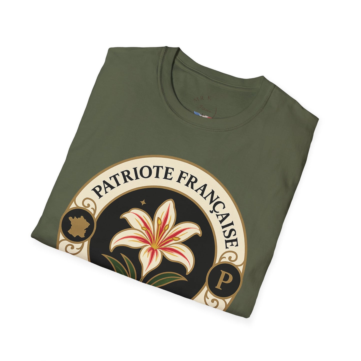 Patriote Française Floral T-Shirt | Softstyle
