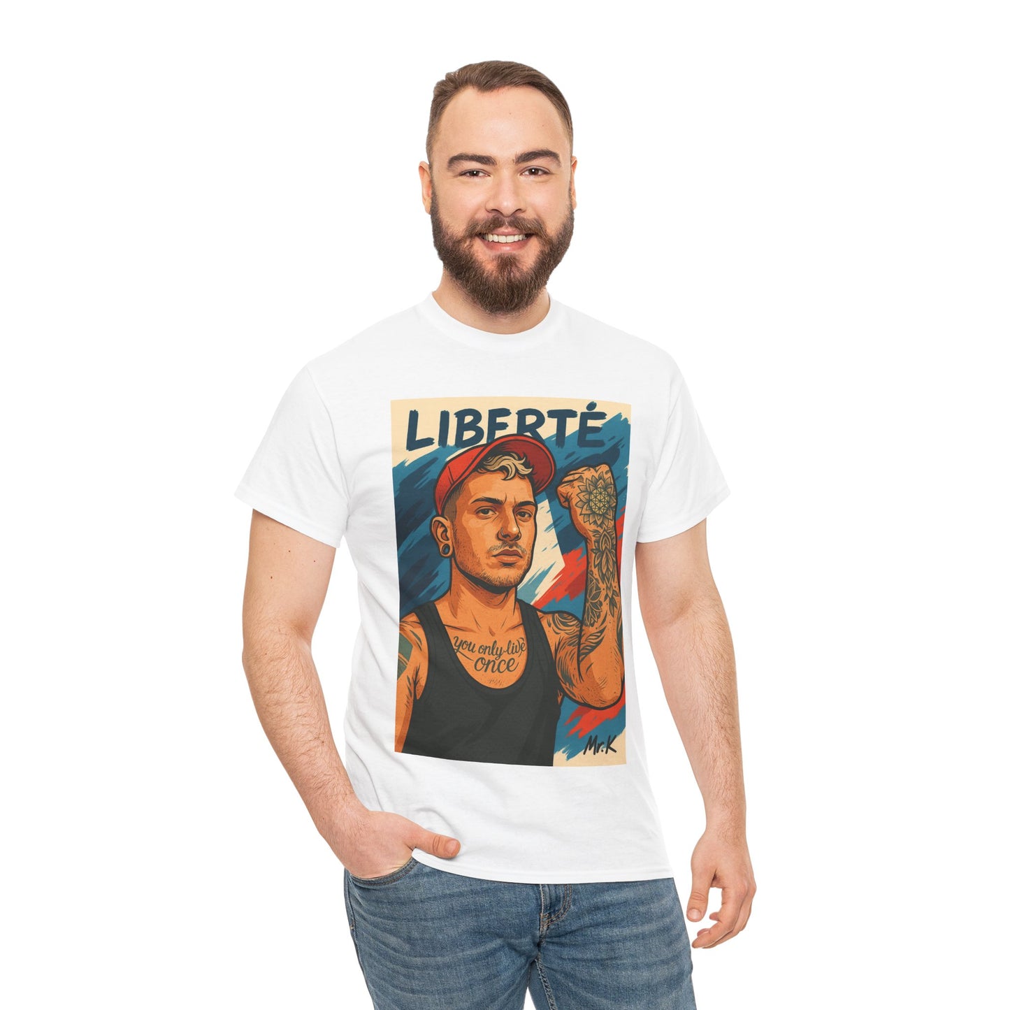 Liberté Unisex Heavy Cotton Graphic T-Shirt