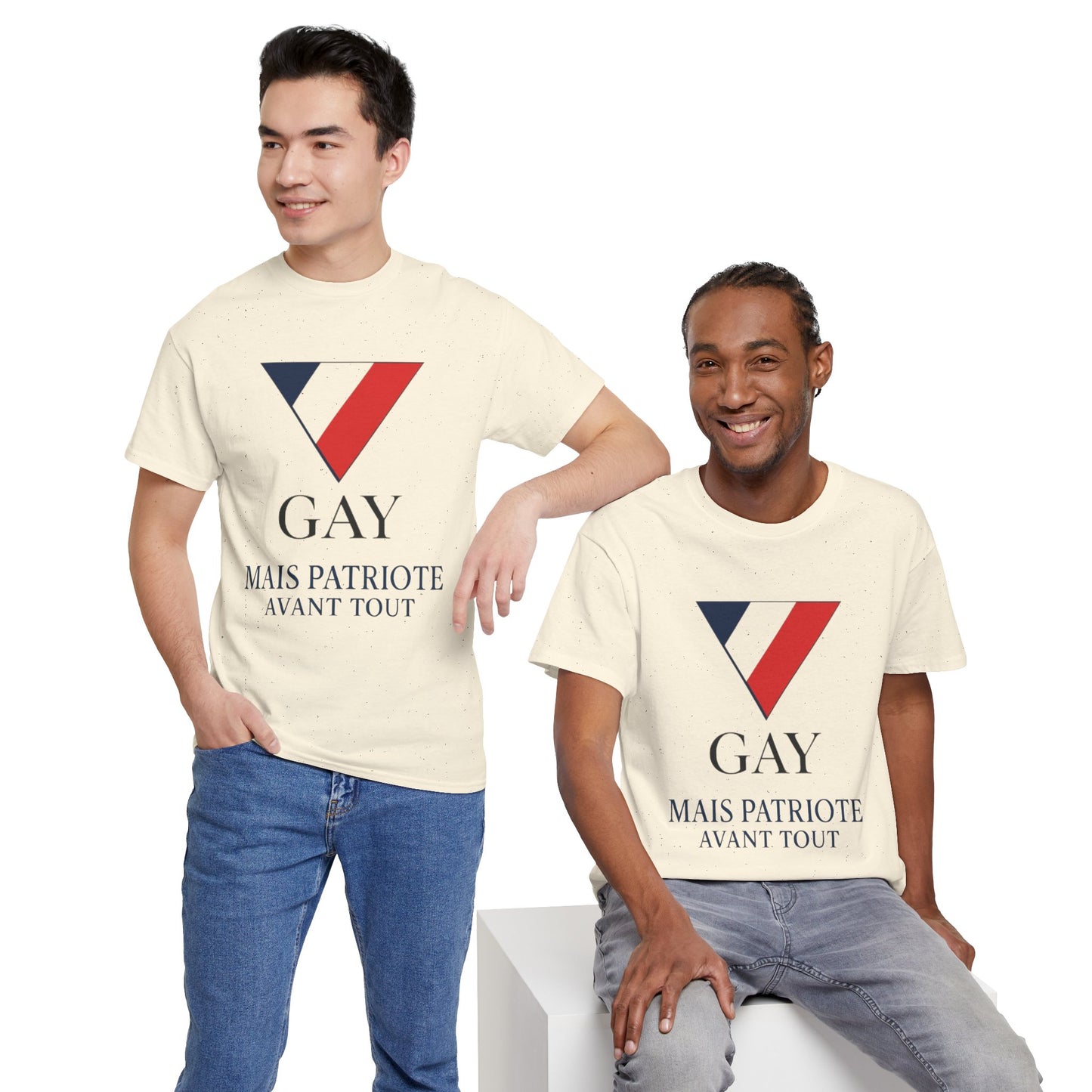 GAY MAIS PATRIOTE AVANT TOUT - Tee-shirt