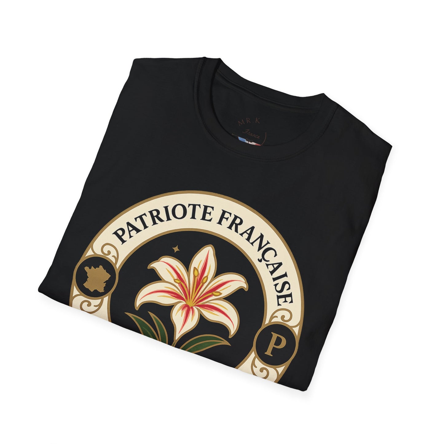 Patriote Française Floral T-Shirt | Softstyle