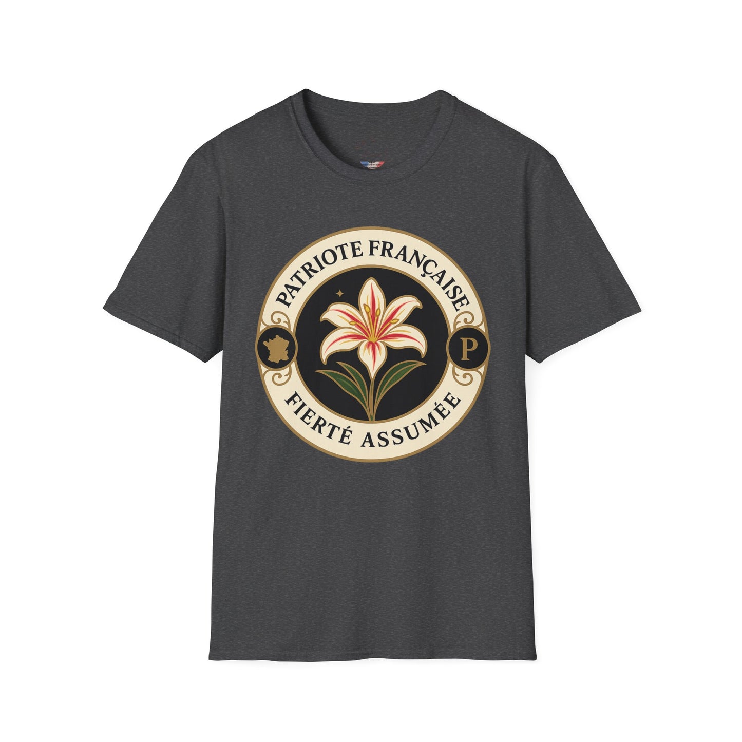 Patriote Française Floral T-Shirt | Softstyle
