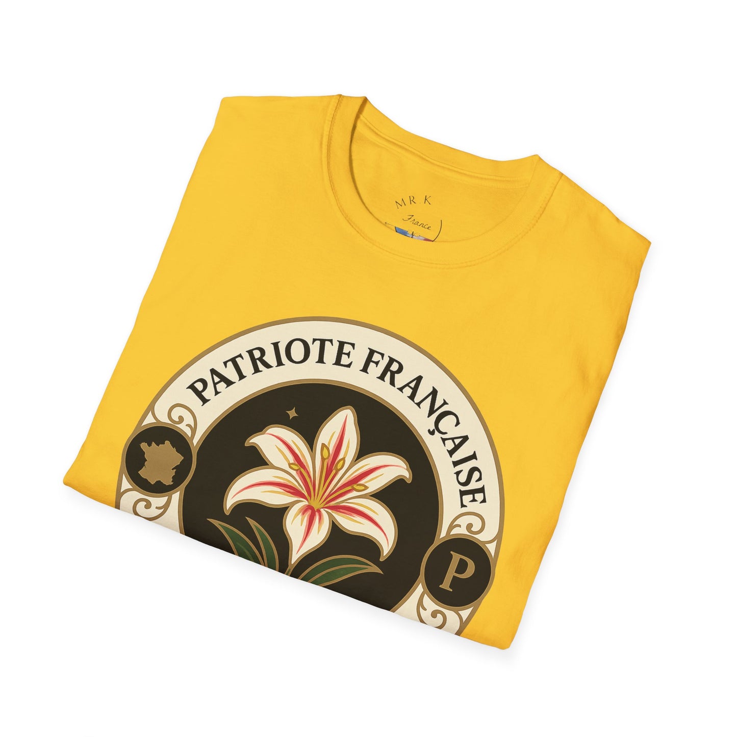 Patriote Française Floral T-Shirt | Softstyle