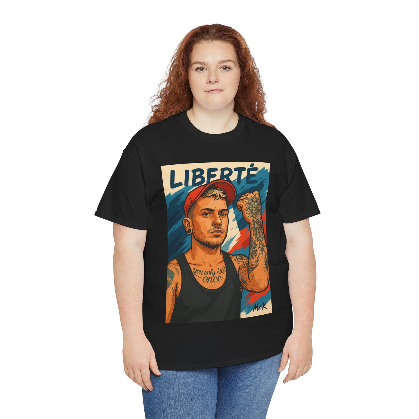 Liberté Unisex Heavy Cotton Graphic T-Shirt