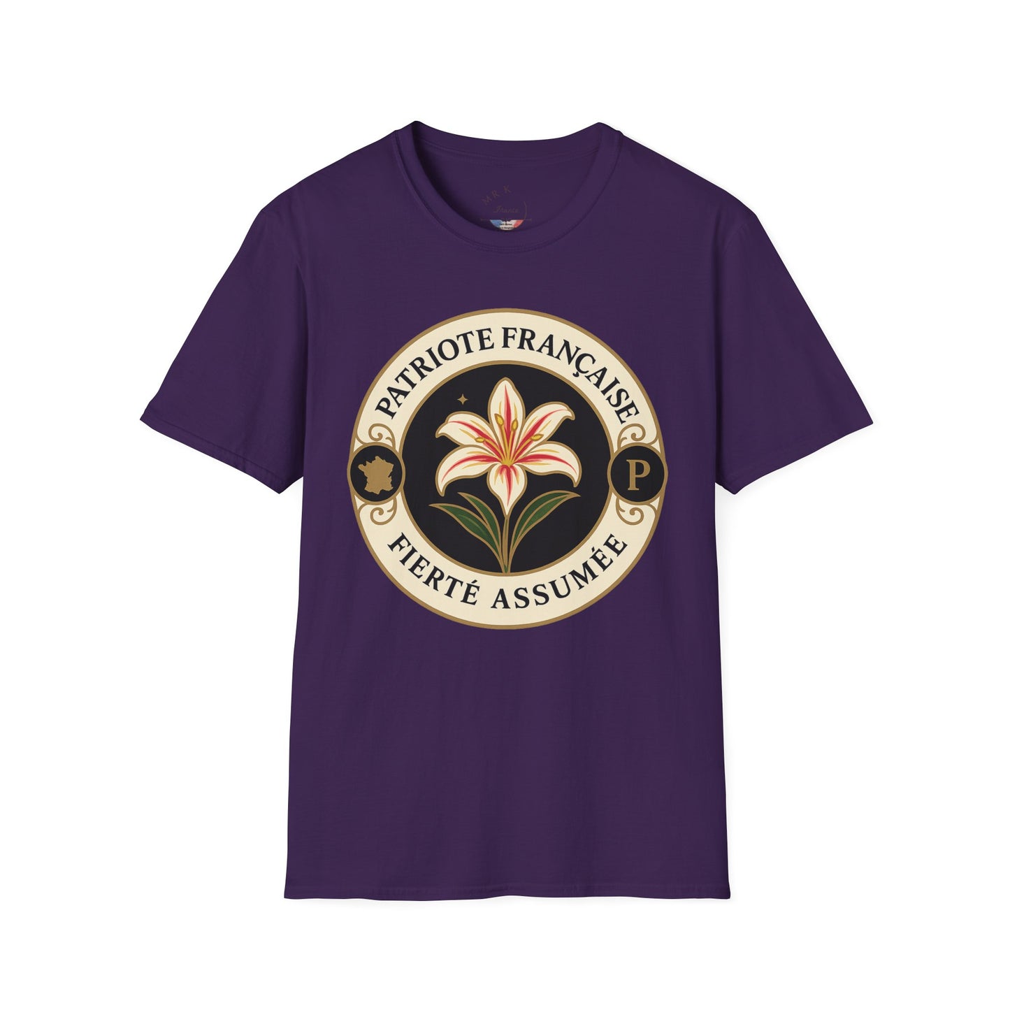 Patriote Française Floral T-Shirt | Softstyle