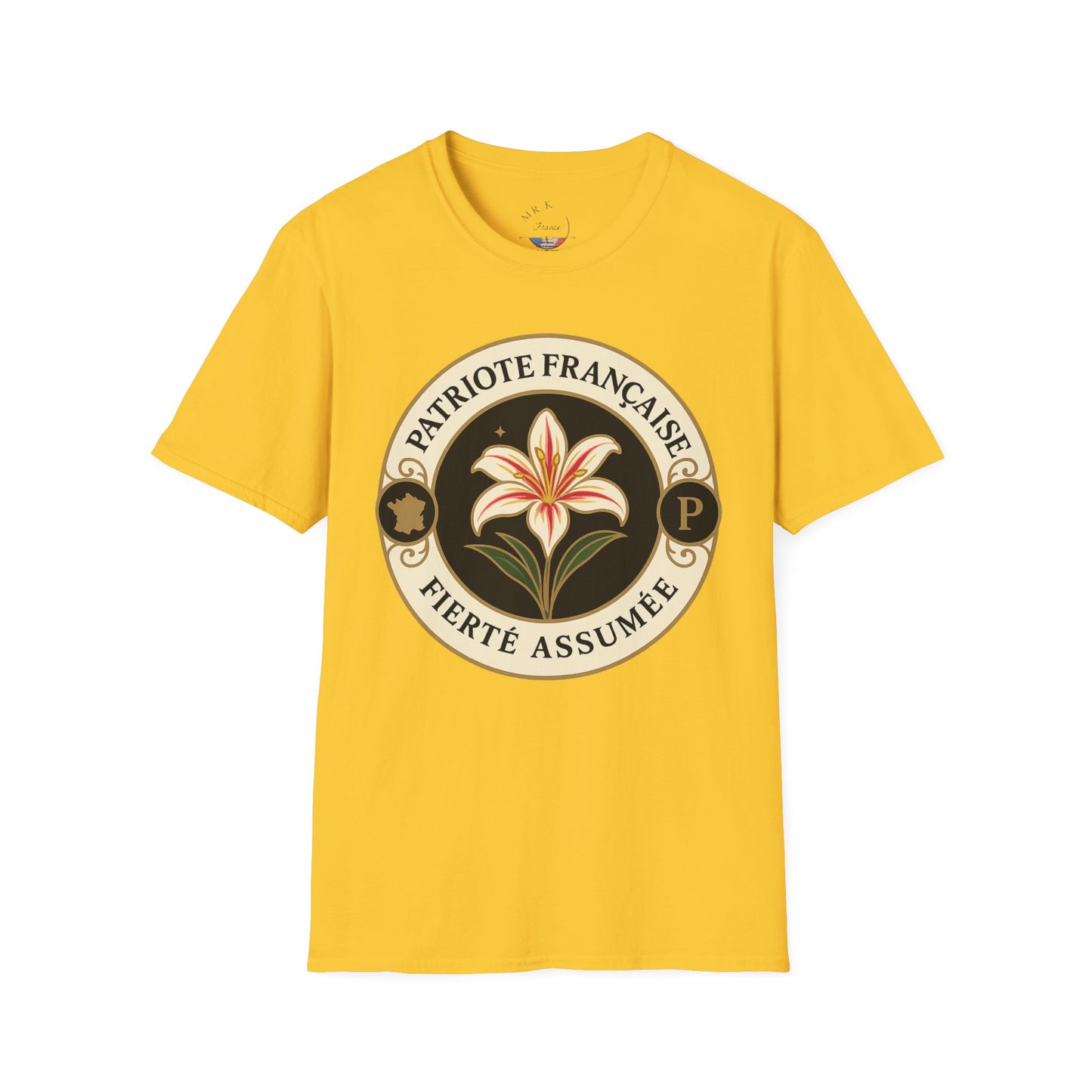 Patriote Française Floral T-Shirt | Softstyle