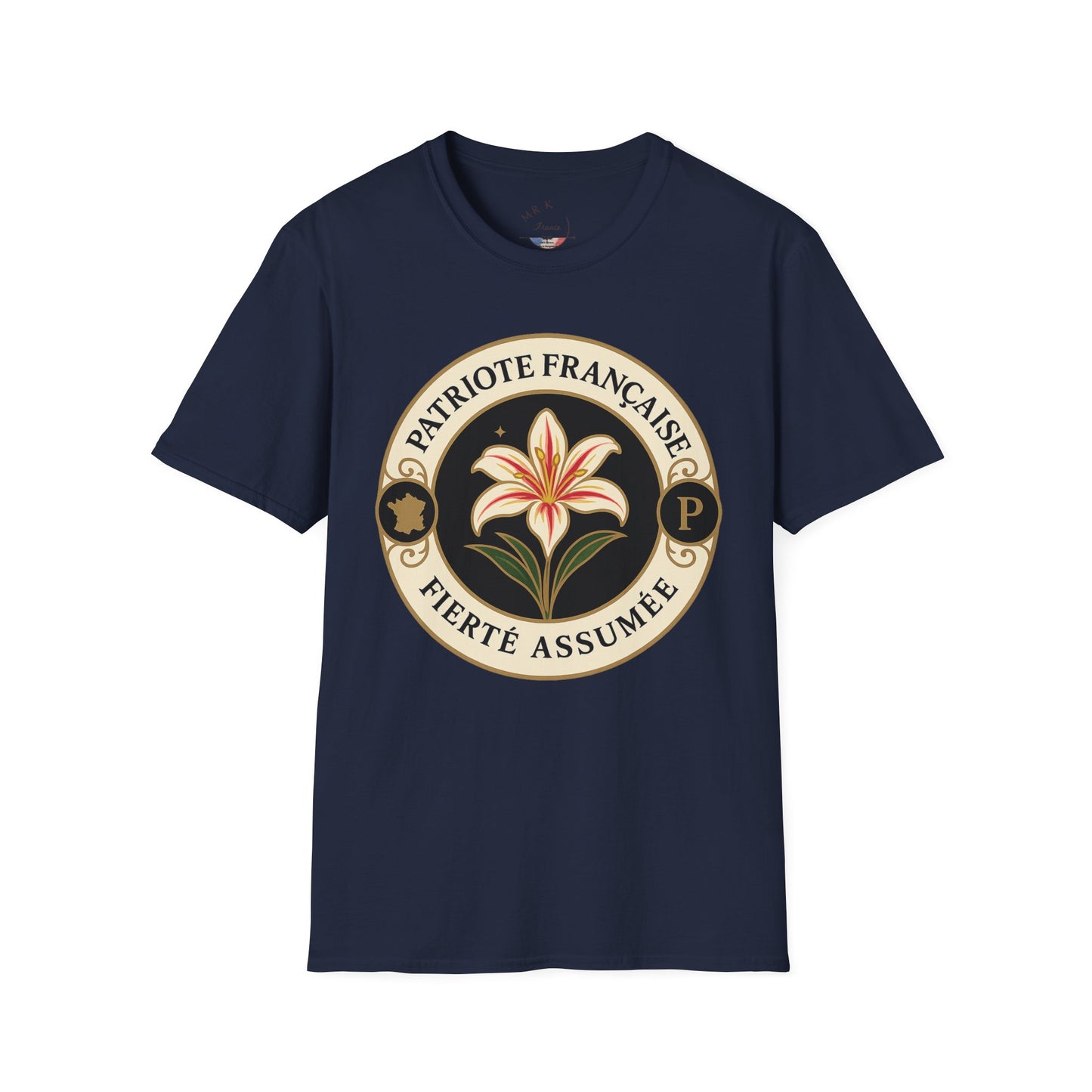 Patriote Française Floral T-Shirt | Softstyle