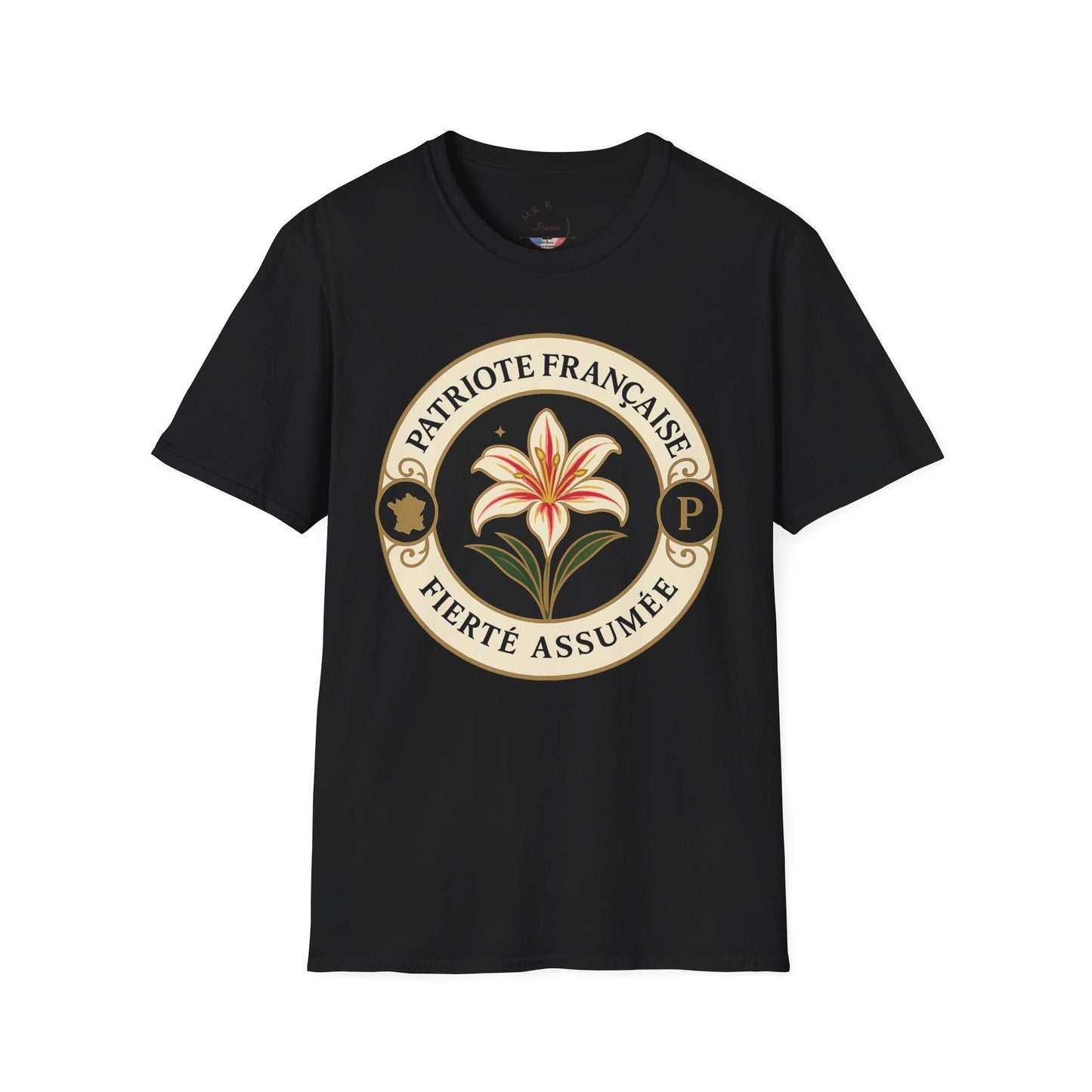 Patriote Française Floral T-Shirt | Softstyle