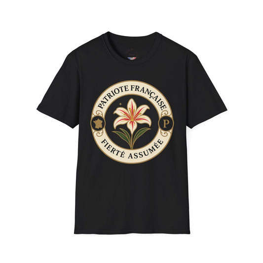 Patriote Française Floral T-Shirt | Softstyle
