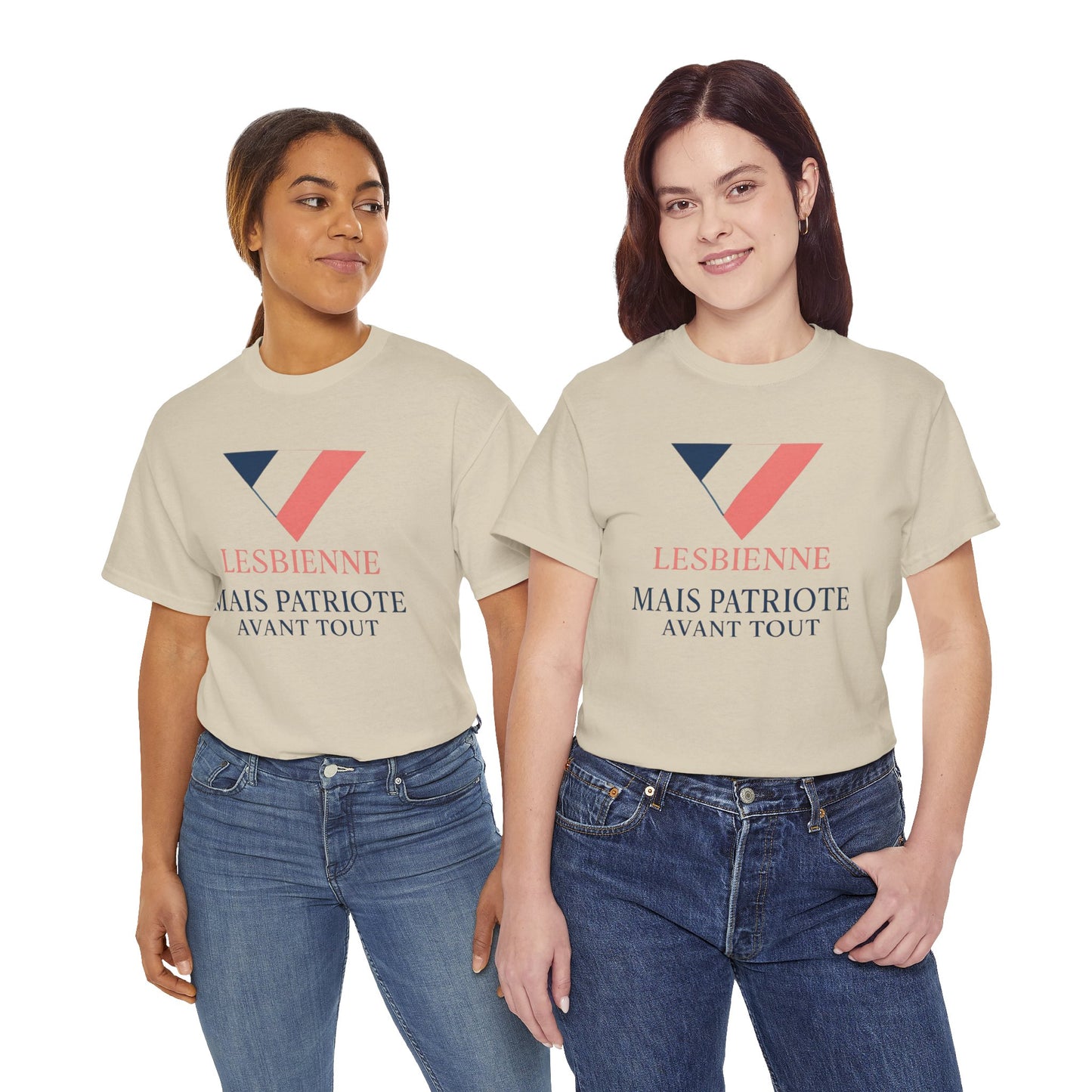 Lesbienne Mais Patriote Avant Tout - T-Shirt