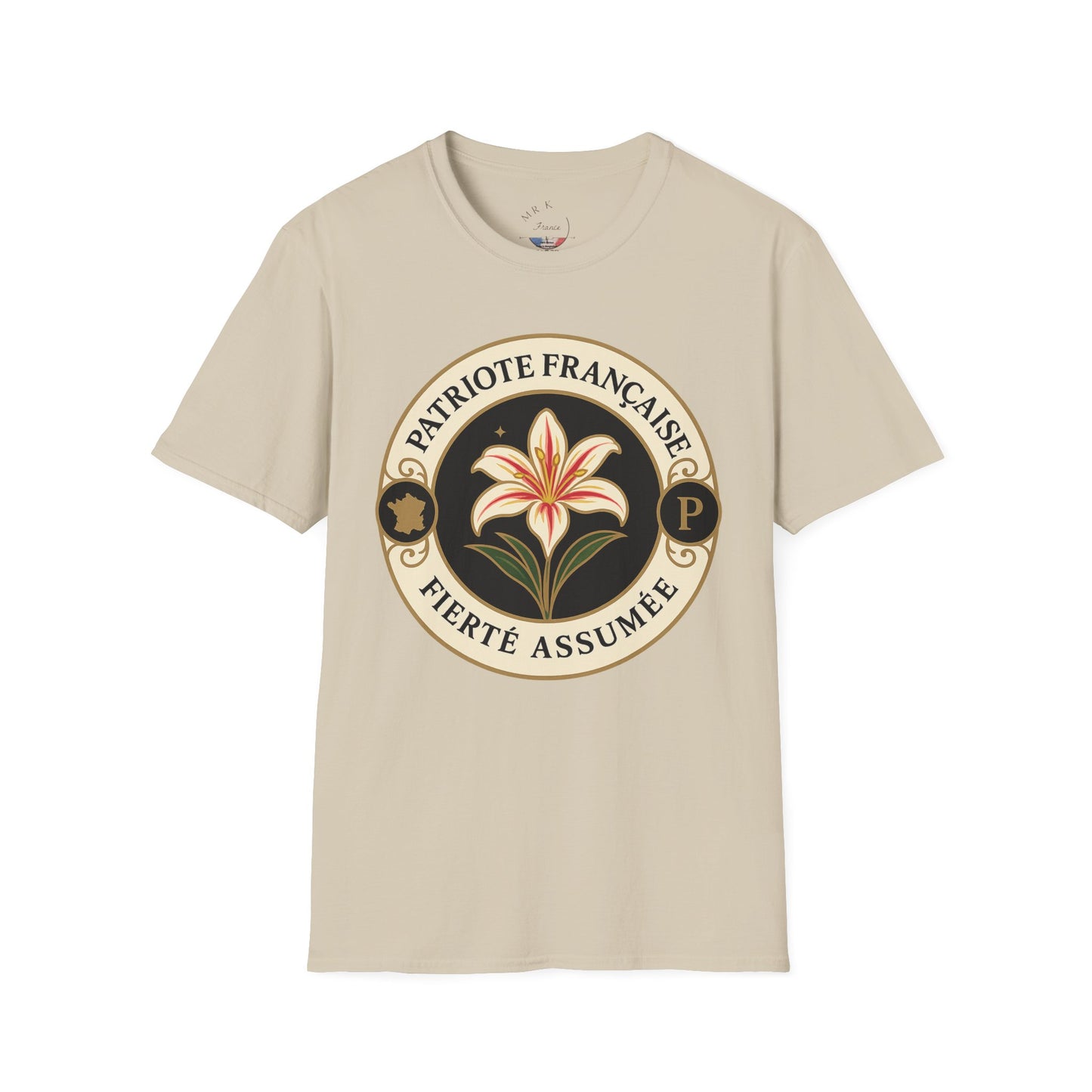 Patriote Française Floral T-Shirt | Softstyle