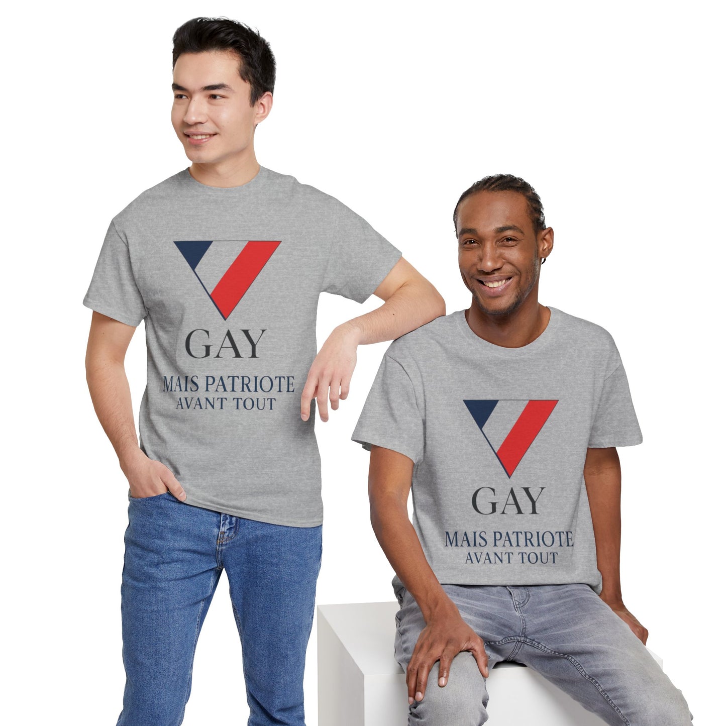 GAY MAIS PATRIOTE AVANT TOUT - Tee-shirt