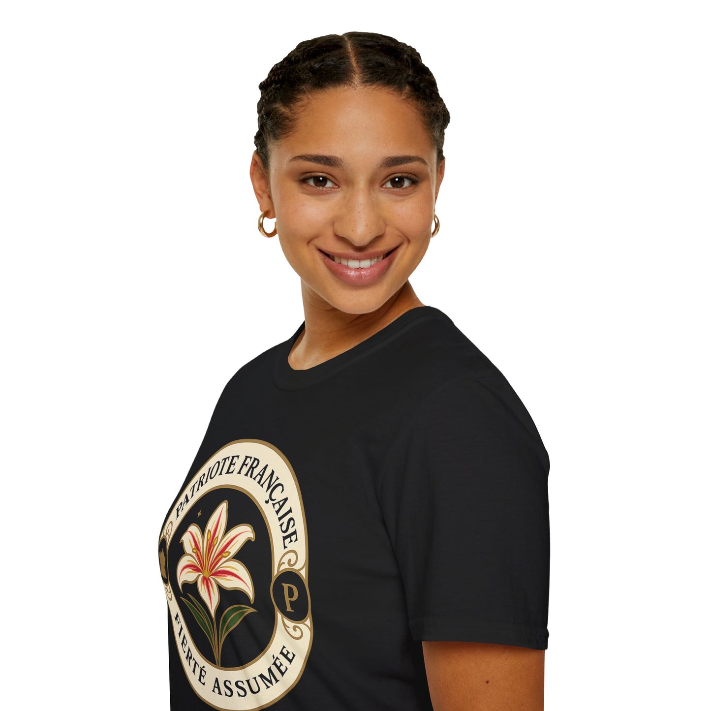 Patriote Française Floral T-Shirt | Softstyle