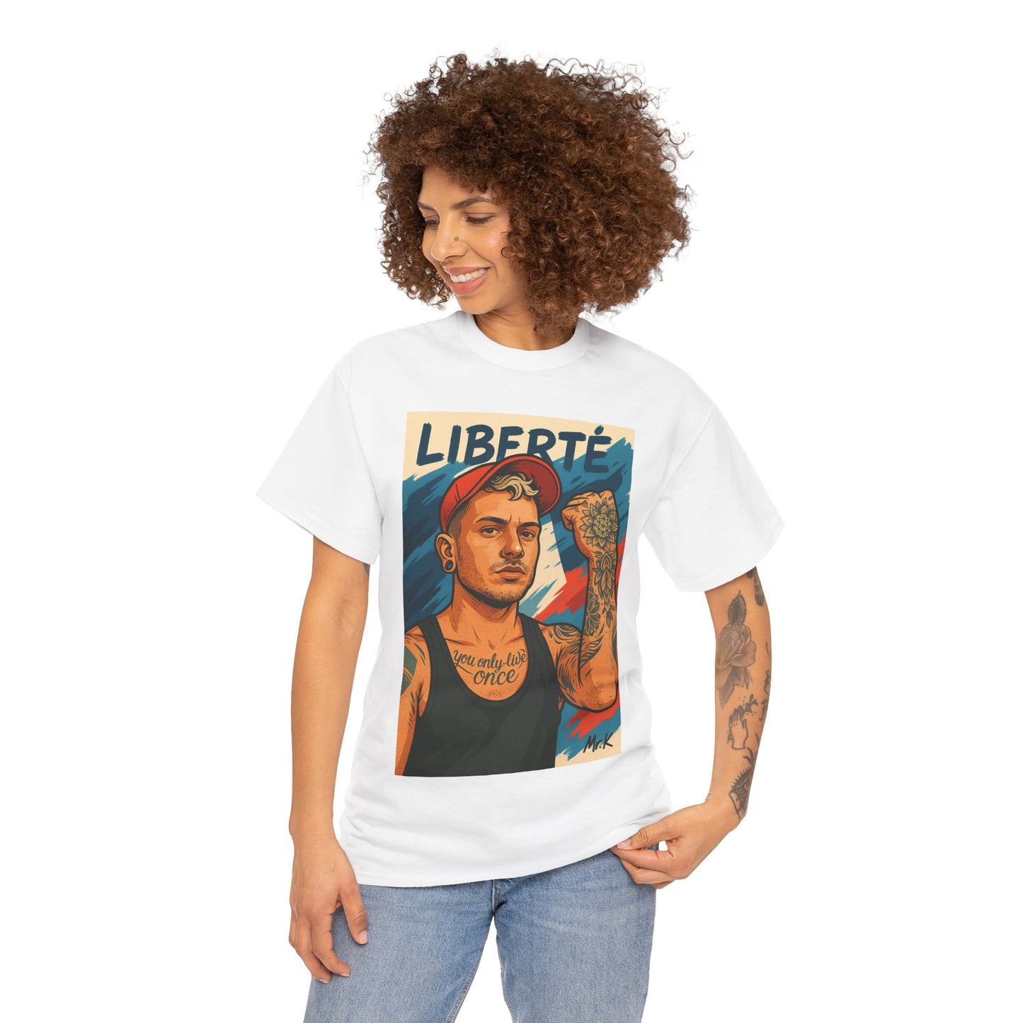 Liberté Unisex Heavy Cotton Graphic T-Shirt