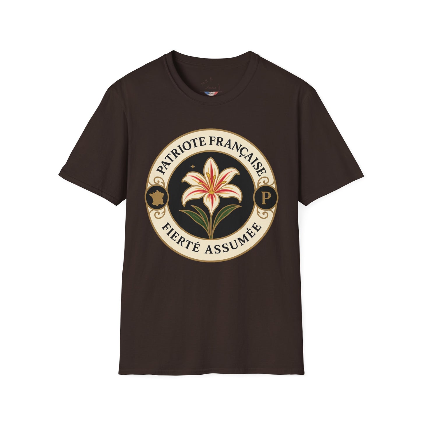 Patriote Française Floral T-Shirt | Softstyle