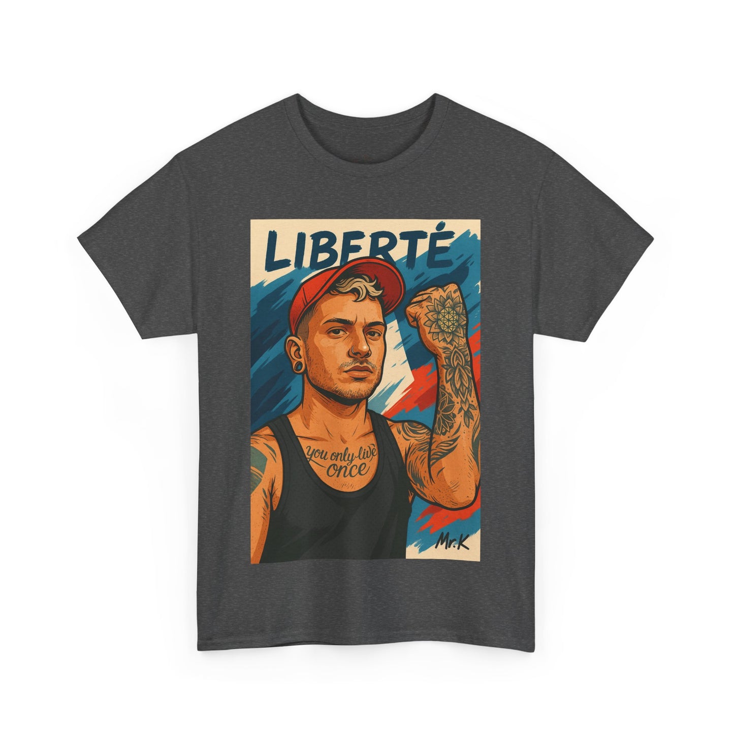 Liberté Unisex Heavy Cotton Graphic T-Shirt