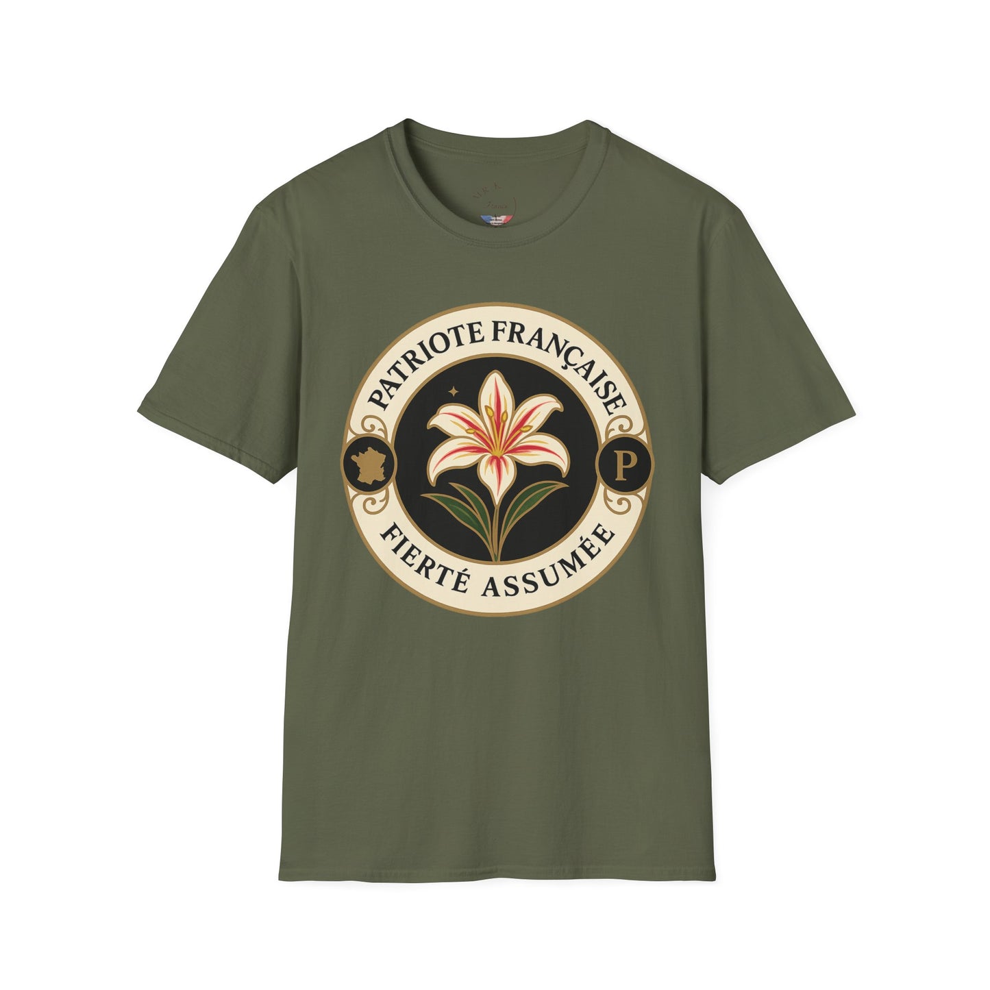 Patriote Française Floral T-Shirt | Softstyle