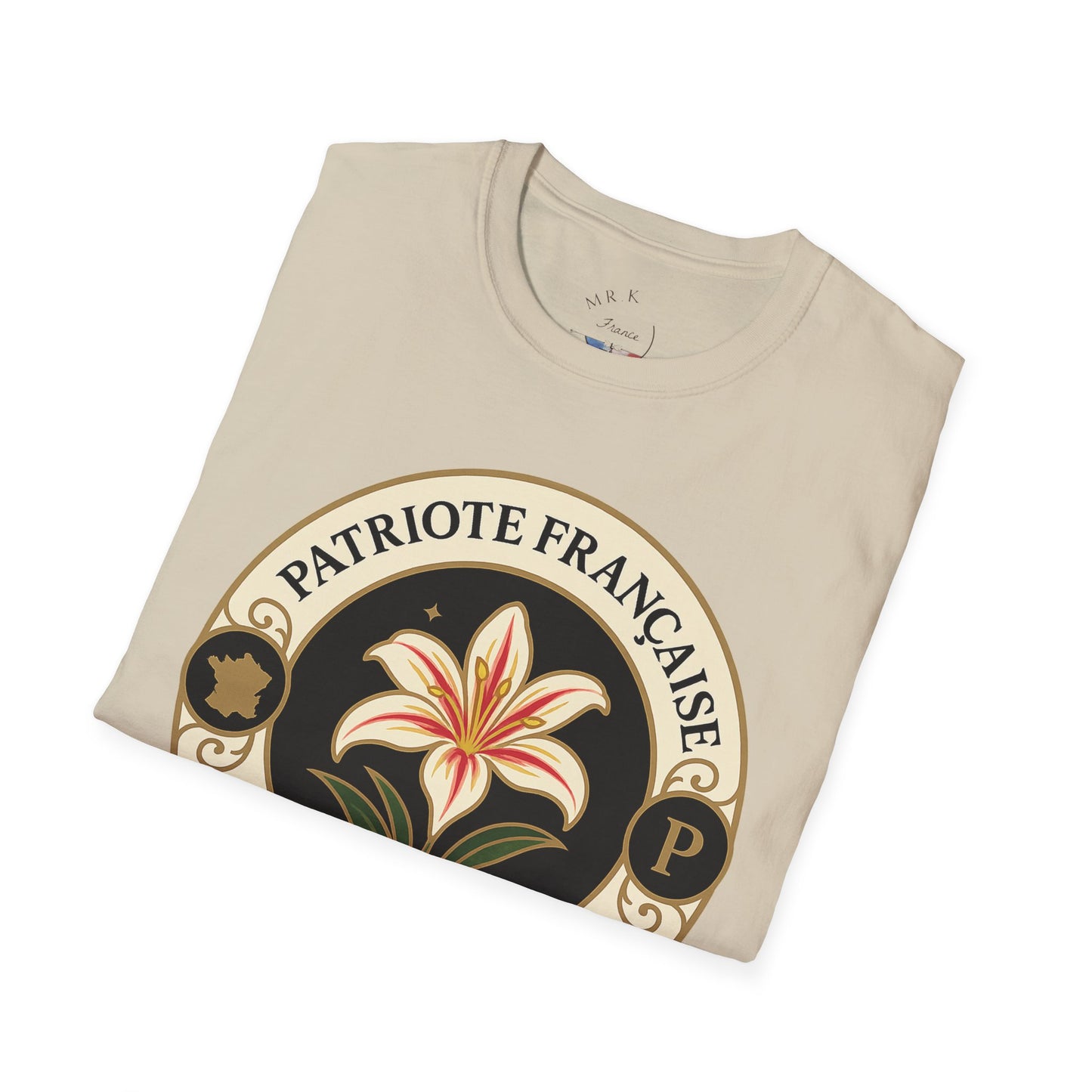 Patriote Française Floral T-Shirt | Softstyle