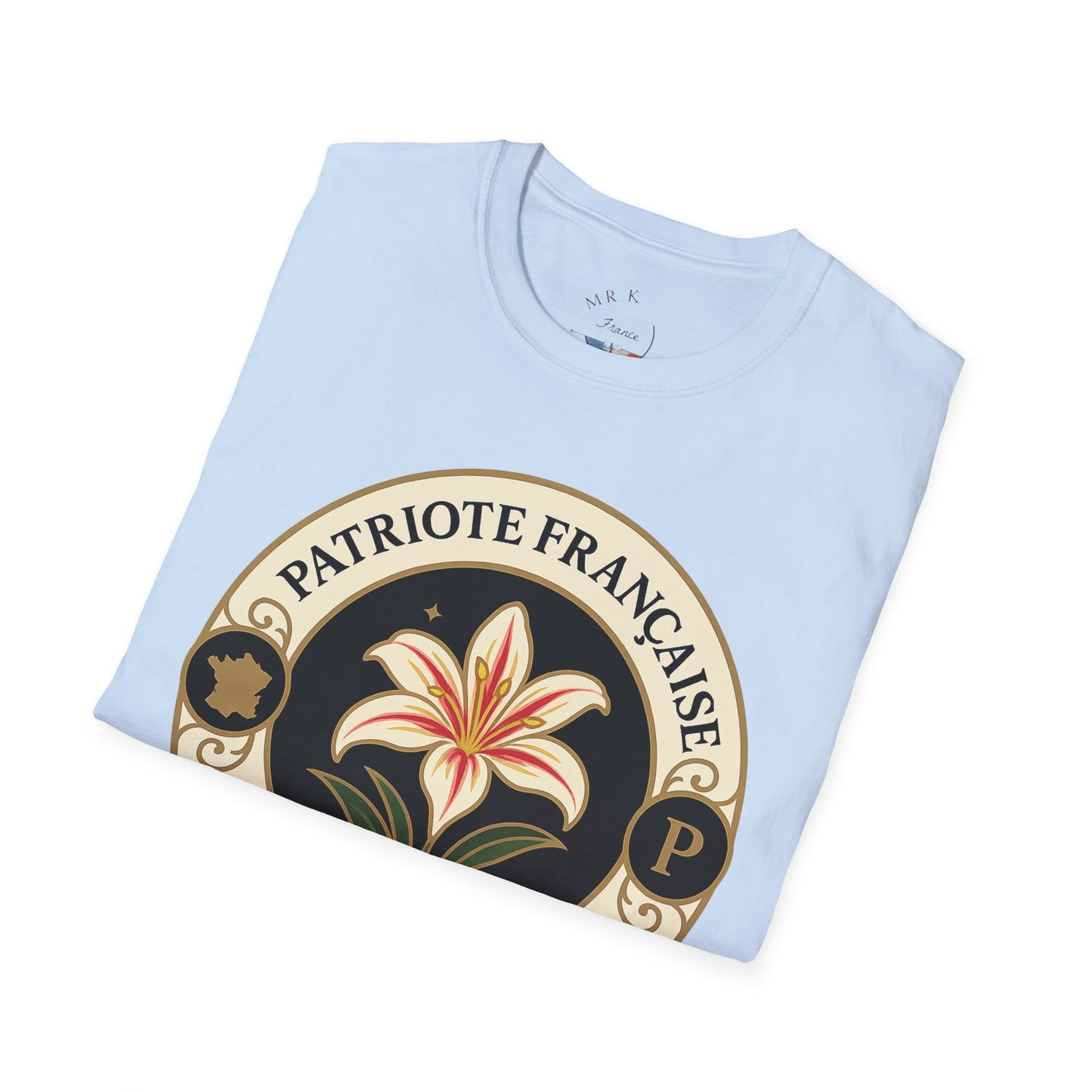 Patriote Française Floral T-Shirt | Softstyle
