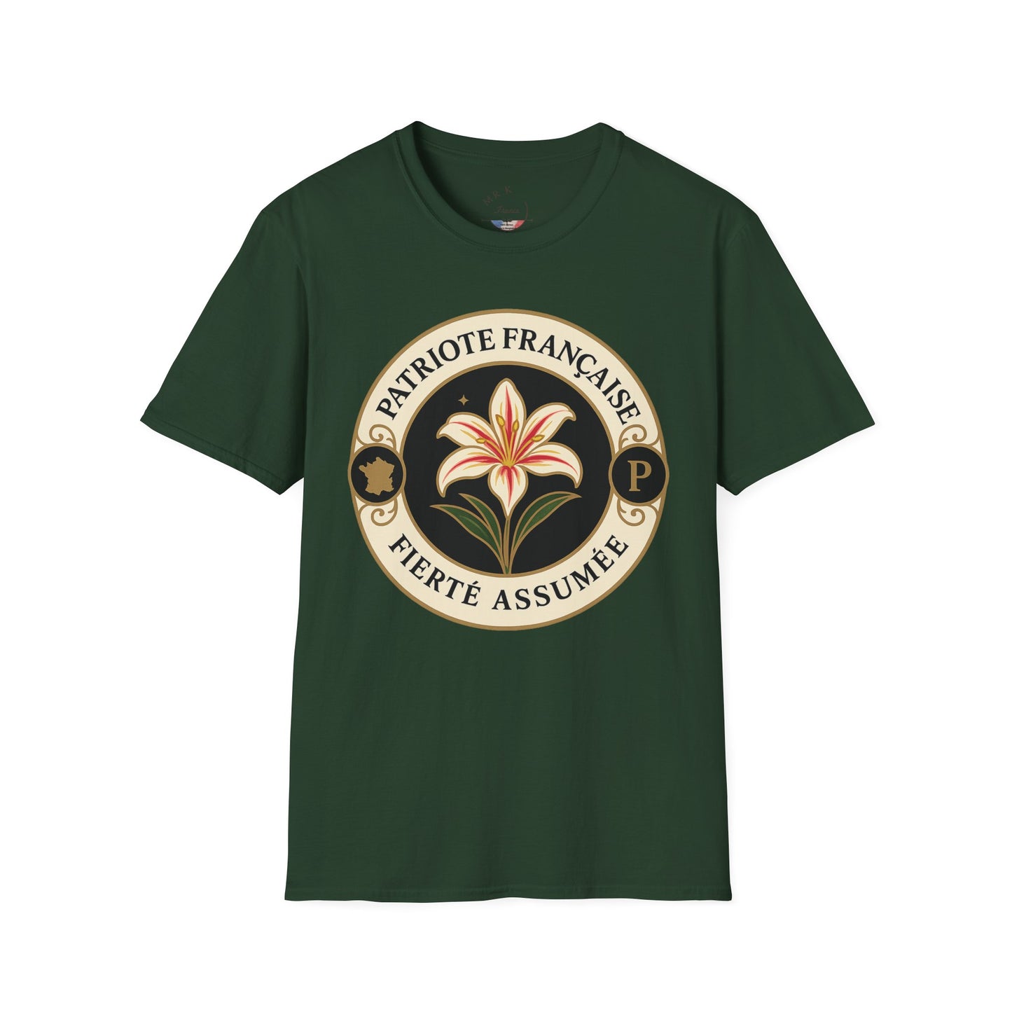 Patriote Française Floral T-Shirt | Softstyle