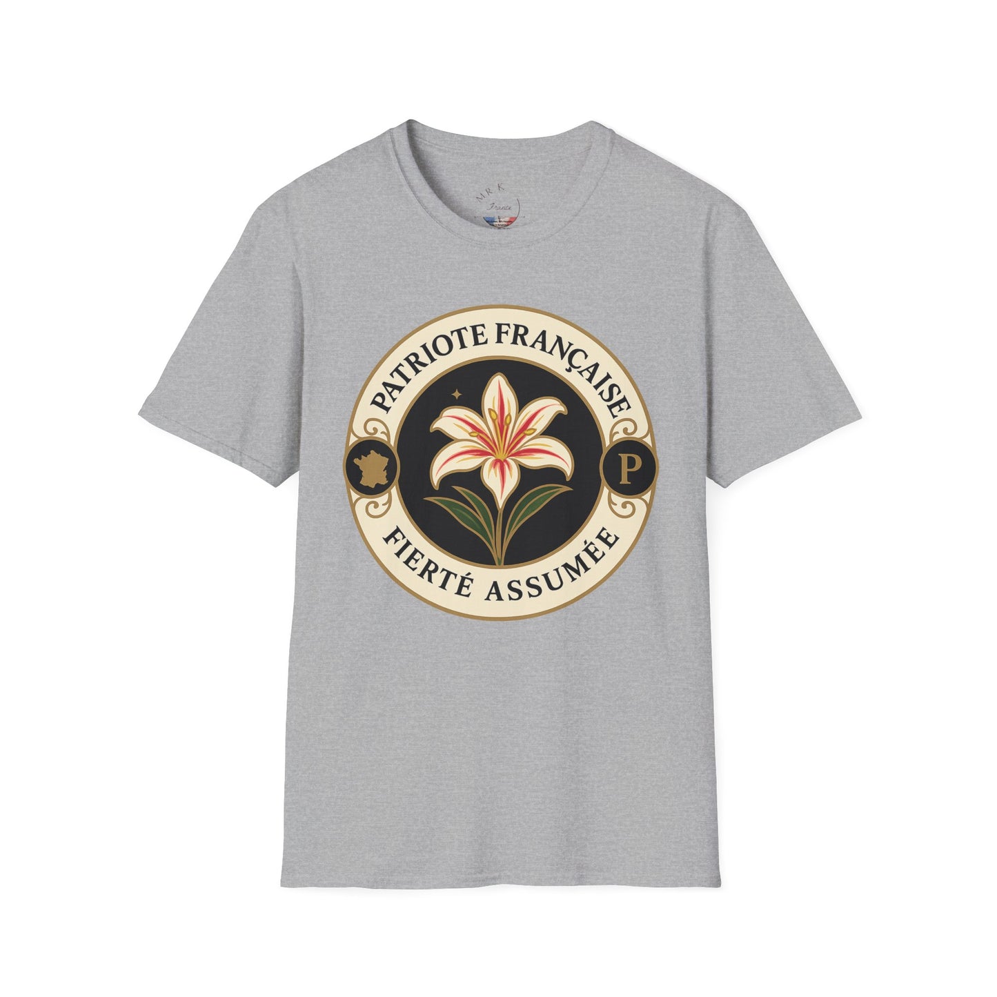 Patriote Française Floral T-Shirt | Softstyle