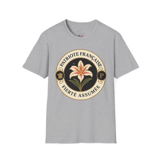 Patriote Française Floral T-Shirt | Softstyle