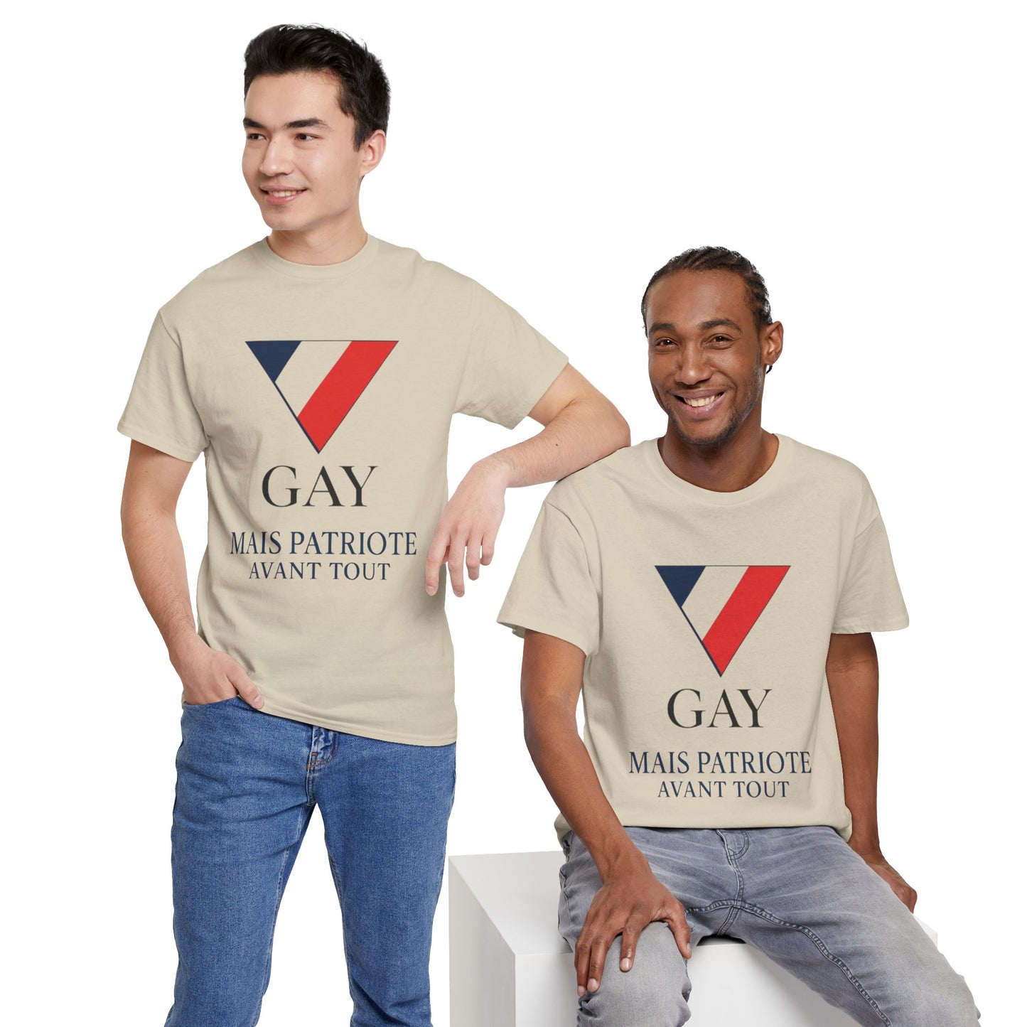 GAY MAIS PATRIOTE AVANT TOUT - Tee-shirt