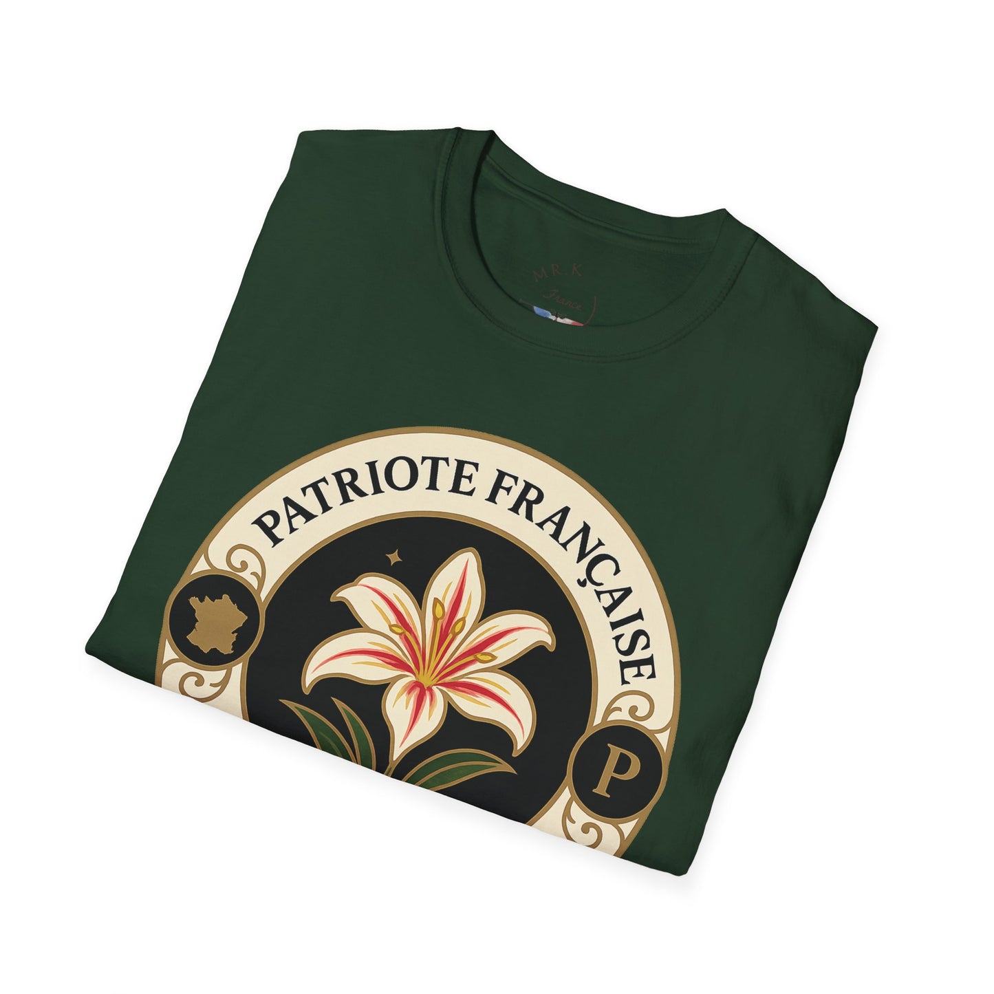 Patriote Française Floral T-Shirt | Softstyle