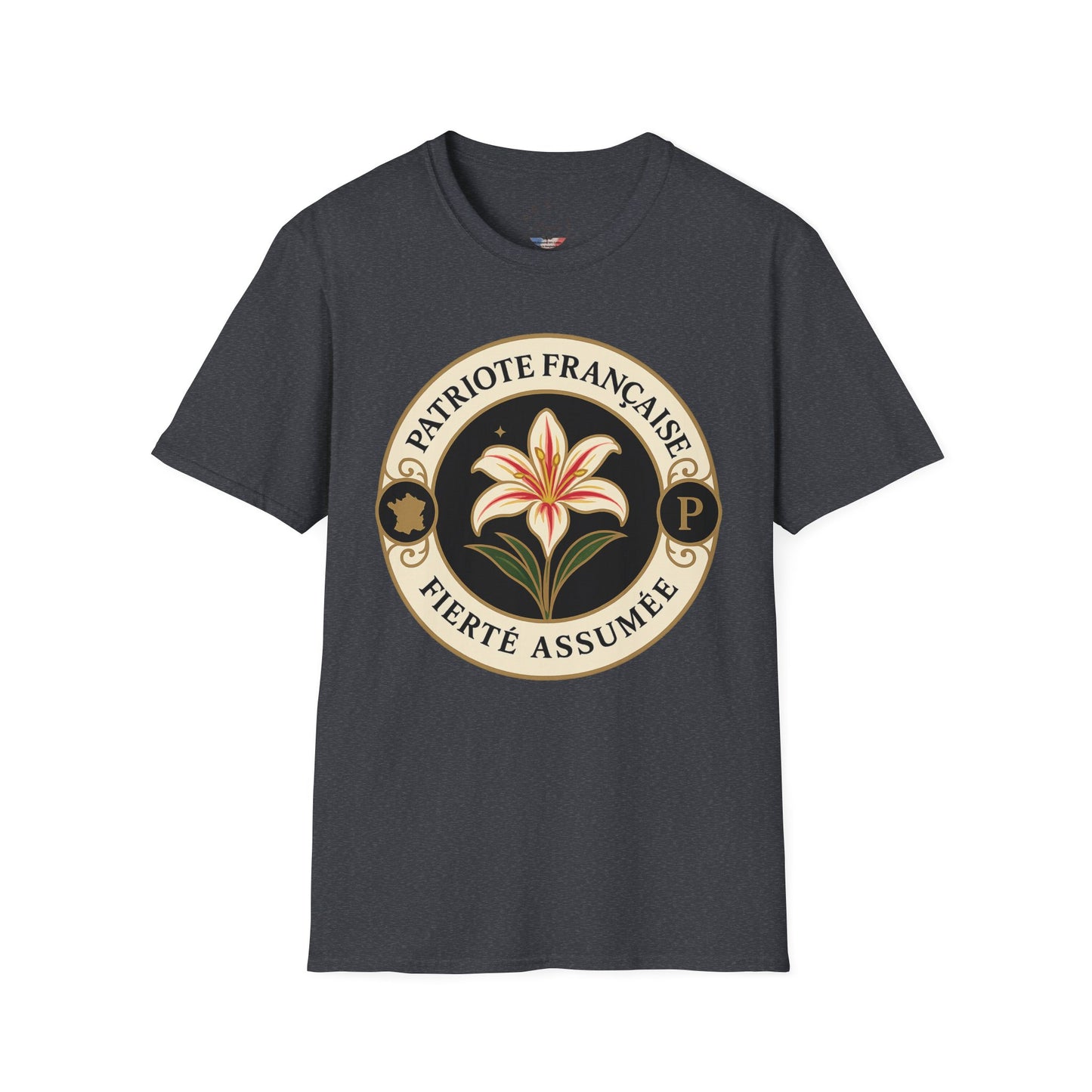 Patriote Française Floral T-Shirt | Softstyle