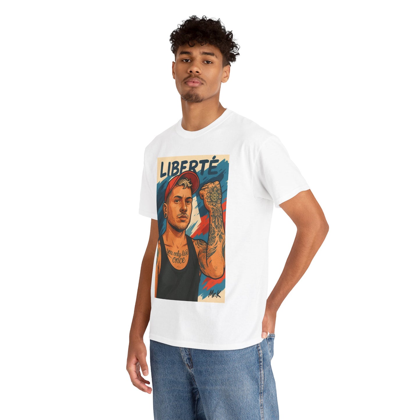 Liberté Unisex Heavy Cotton Graphic T-Shirt