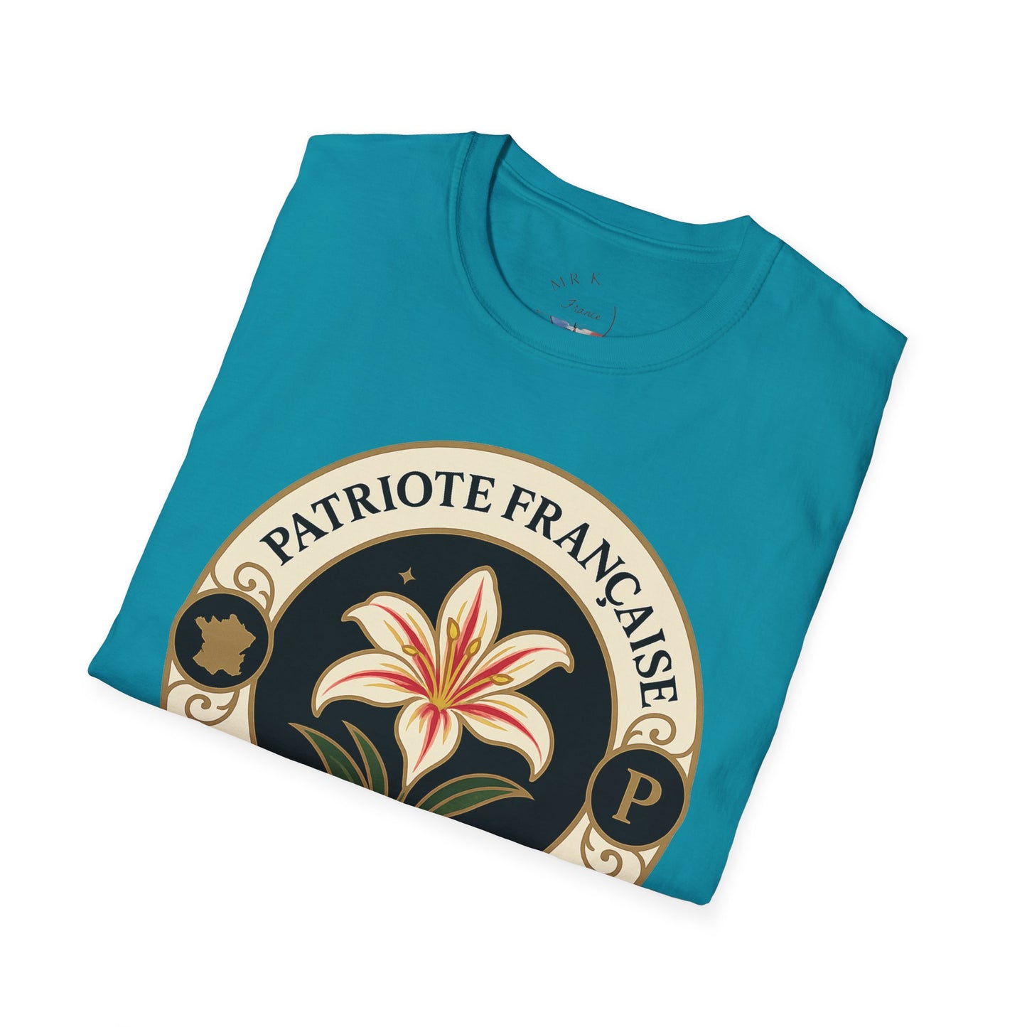Patriote Française Floral T-Shirt | Softstyle