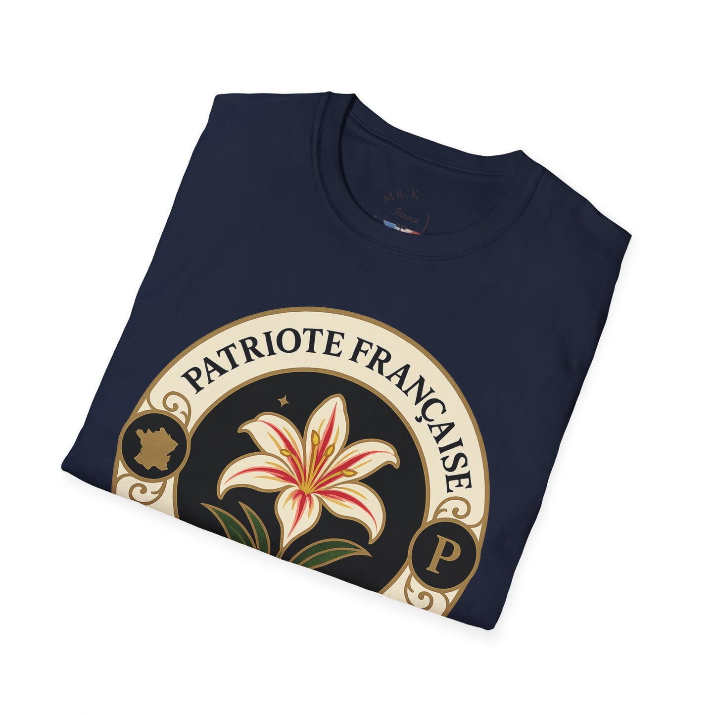Patriote Française Floral T-Shirt | Softstyle