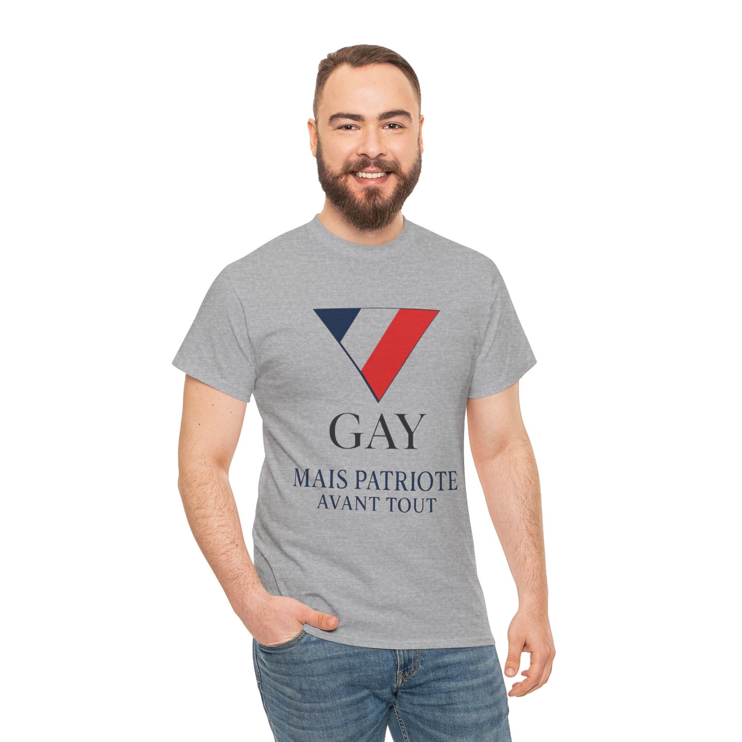 GAY MAIS PATRIOTE AVANT TOUT - Tee-shirt