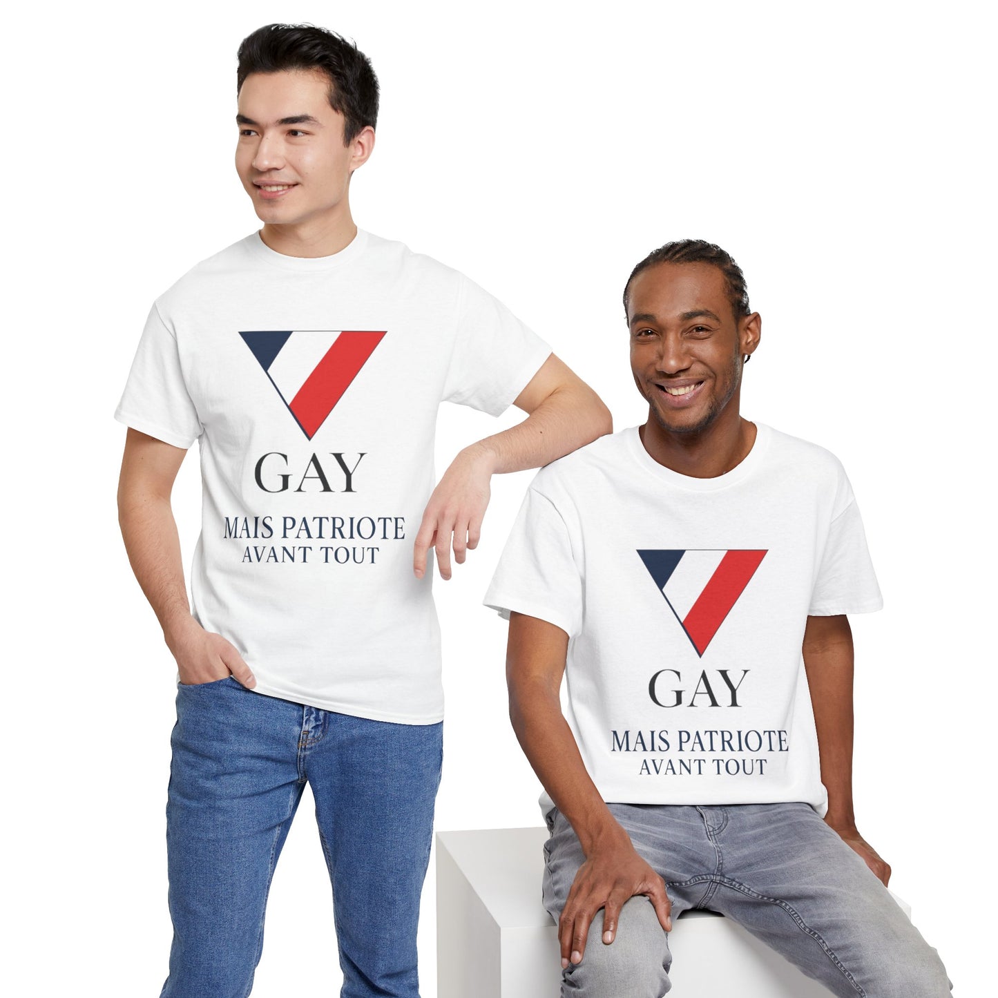 GAY MAIS PATRIOTE AVANT TOUT - Tee-shirt