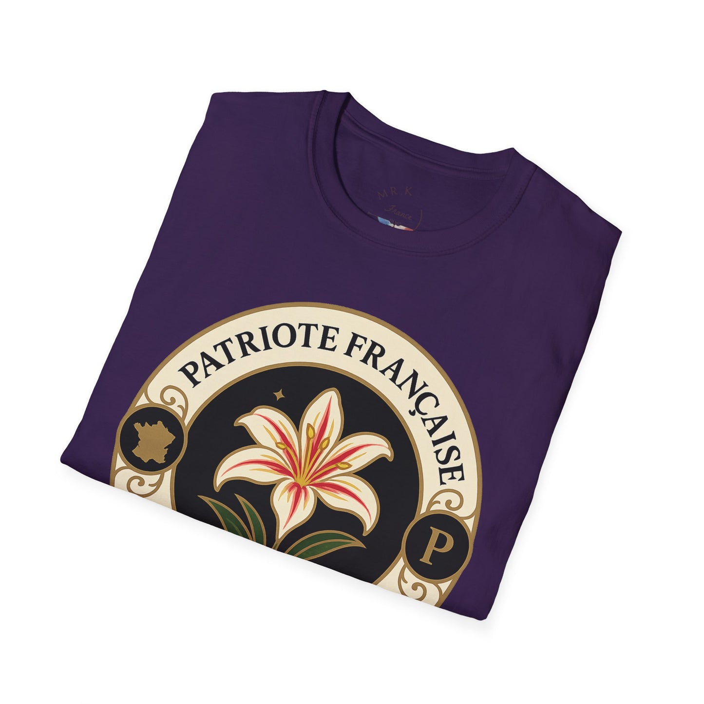 Patriote Française Floral T-Shirt | Softstyle