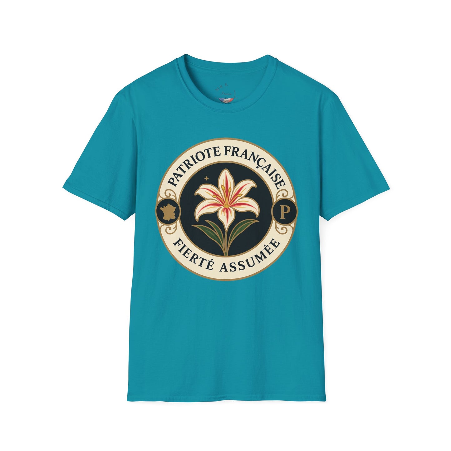 Patriote Française Floral T-Shirt | Softstyle