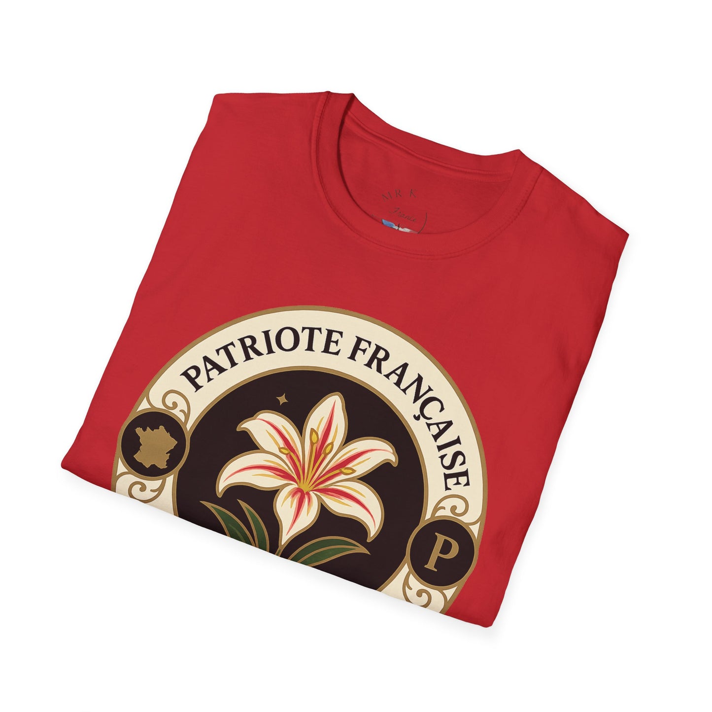Patriote Française Floral T-Shirt | Softstyle