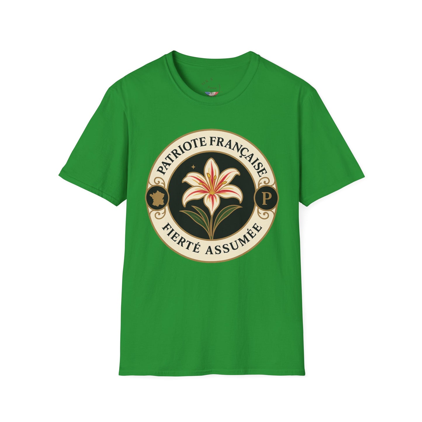 Patriote Française Floral T-Shirt | Softstyle