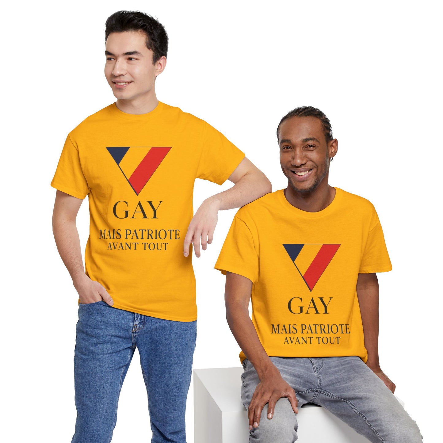 GAY MAIS PATRIOTE AVANT TOUT - Tee-shirt