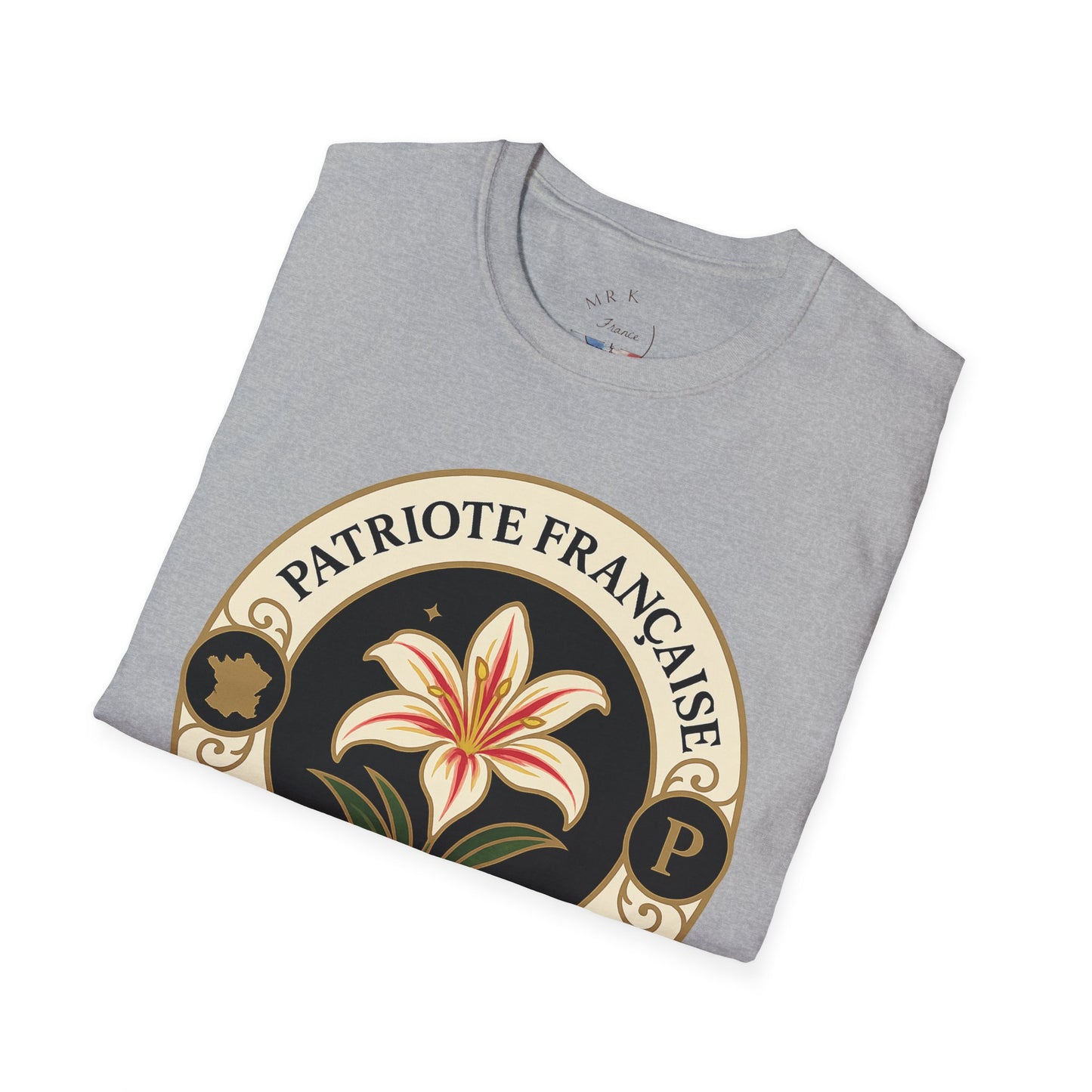 Patriote Française Floral T-Shirt | Softstyle