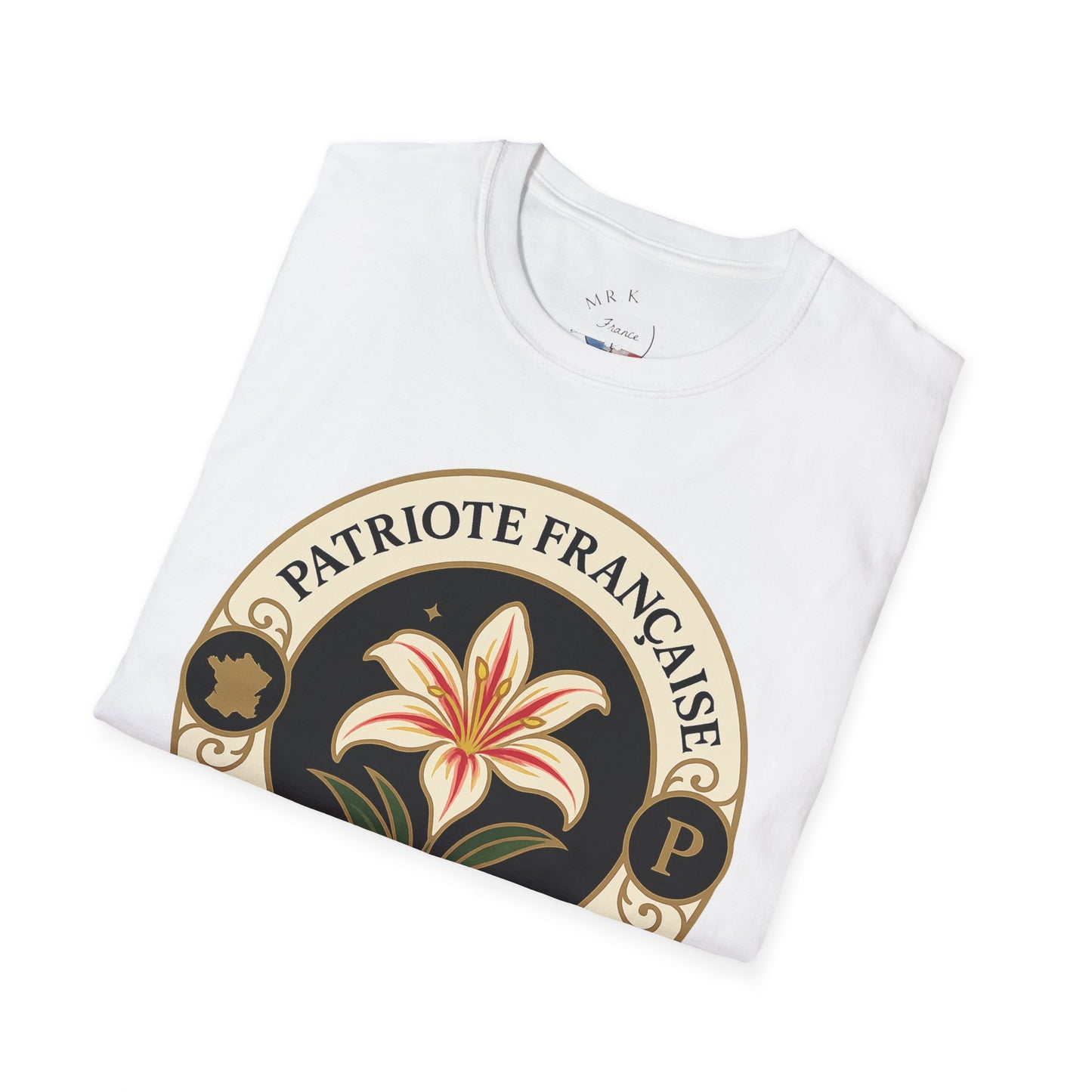 Patriote Française Floral T-Shirt | Softstyle