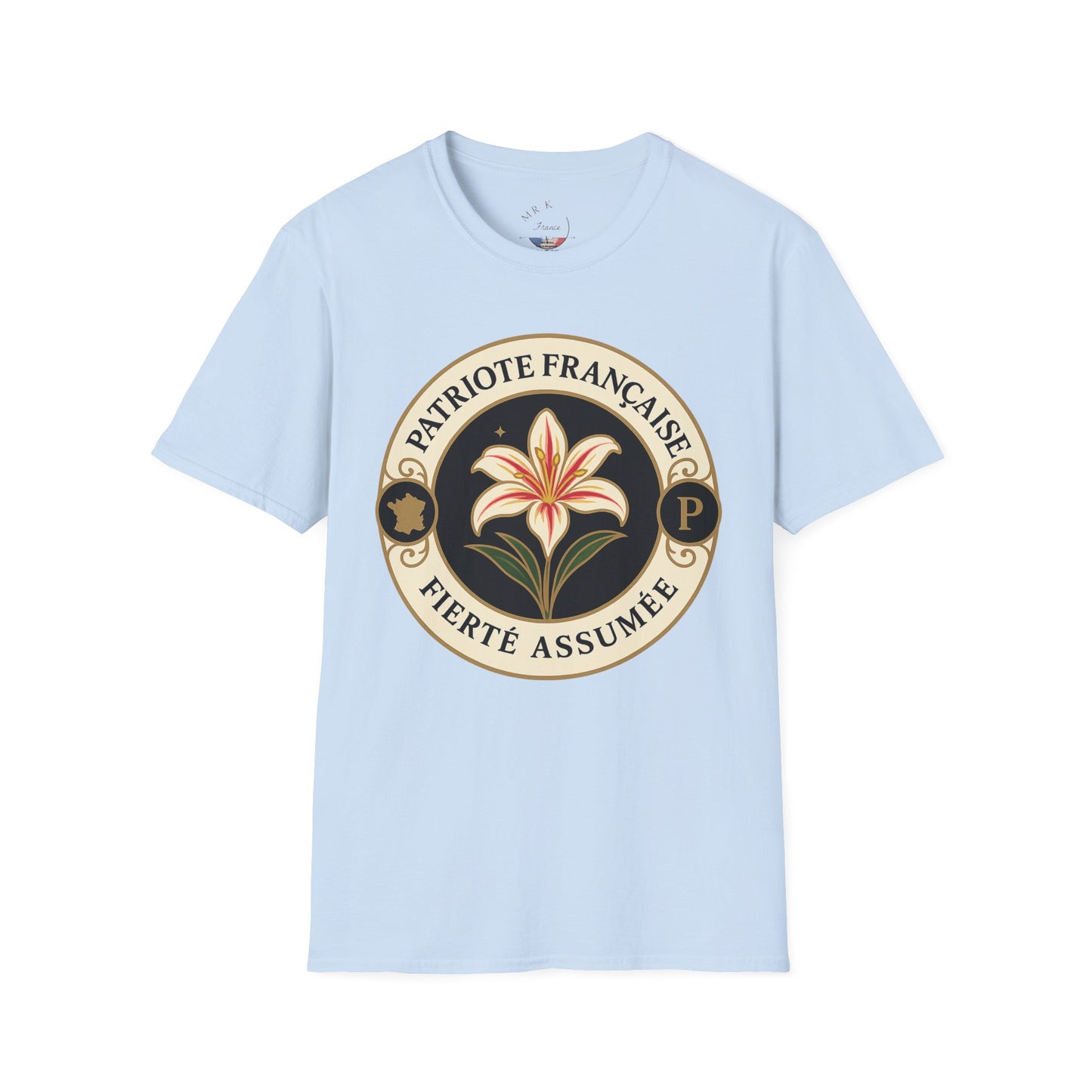 Patriote Française Floral T-Shirt | Softstyle
